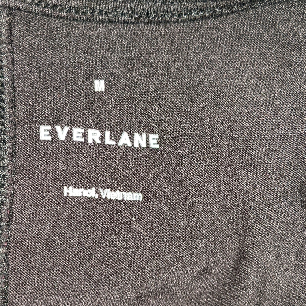 Everlane - The 90s Midi Dress Sleeveless Column Slim Fit | Medium | Black - Picture 4 of 4
